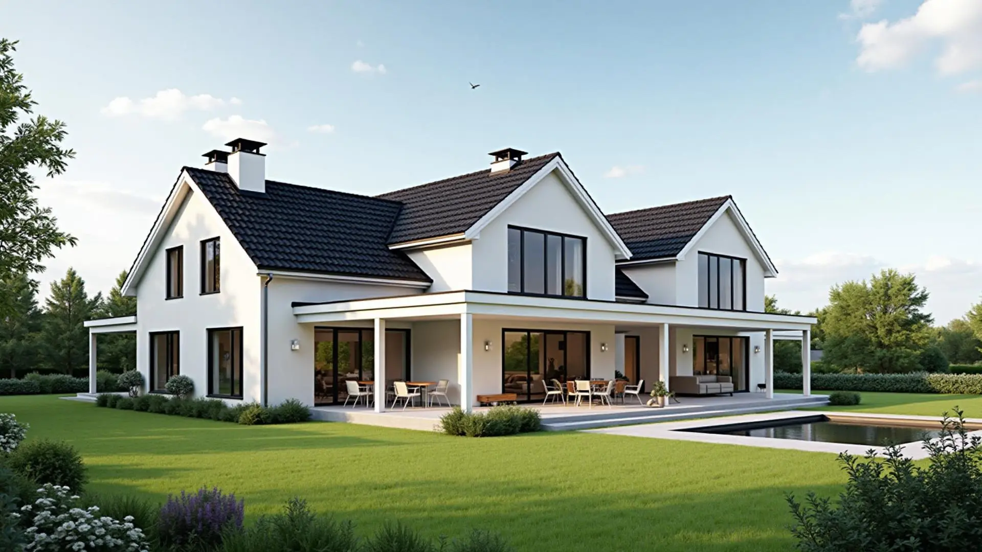 Villa före redigering